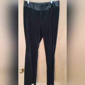 Banana Republic Black Velvet Pants